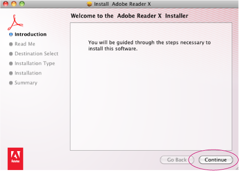 Adobe reader for catalina